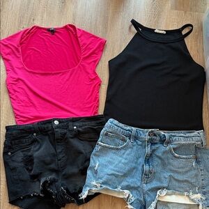 Black Sleeveless Top